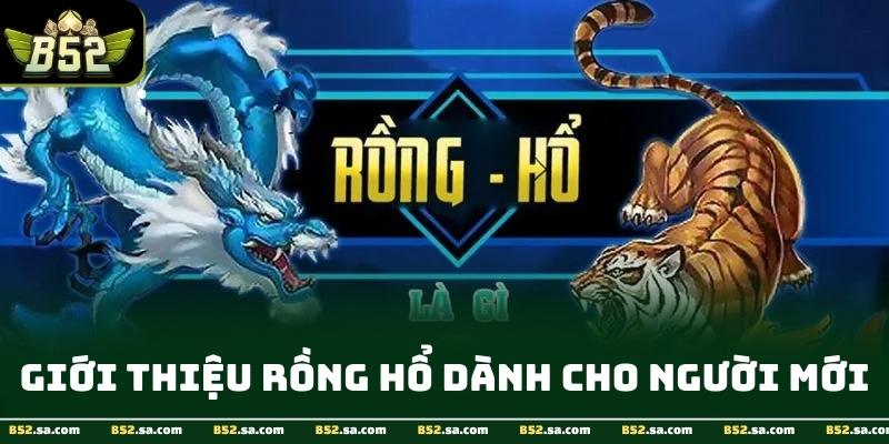 Giao diện rồng hổ trực tuyến tại B52 hiển thị rõ ràng các cửa Rồng, Hổ và Hòa,